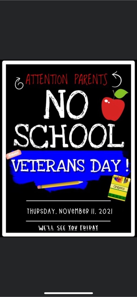 No School - Veterans’ Day